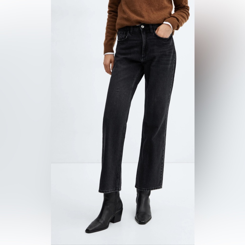 MANGO black jeans size XS. Worn once!
